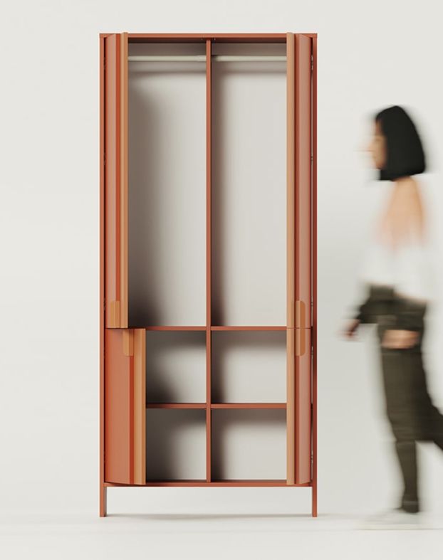 Szafa głęboka z dwoma drążkami LAYERS LAY71