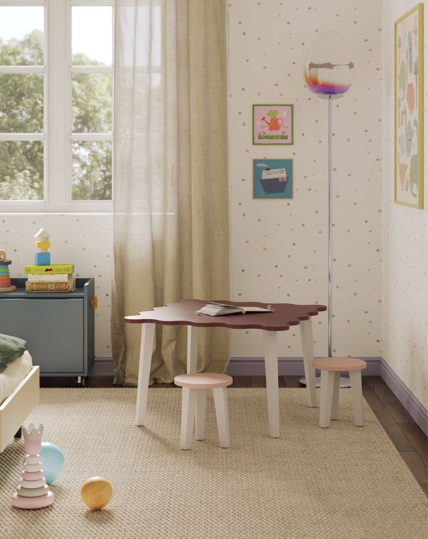 Stolik TOKO z dwoma taboretami STT01