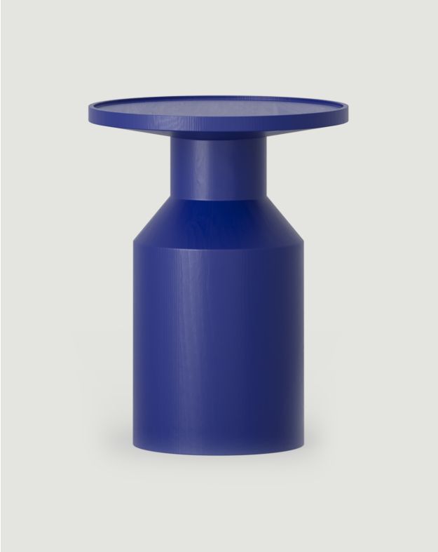 Stolik pomocniczy drewniany FLAT SP2 Kobalt