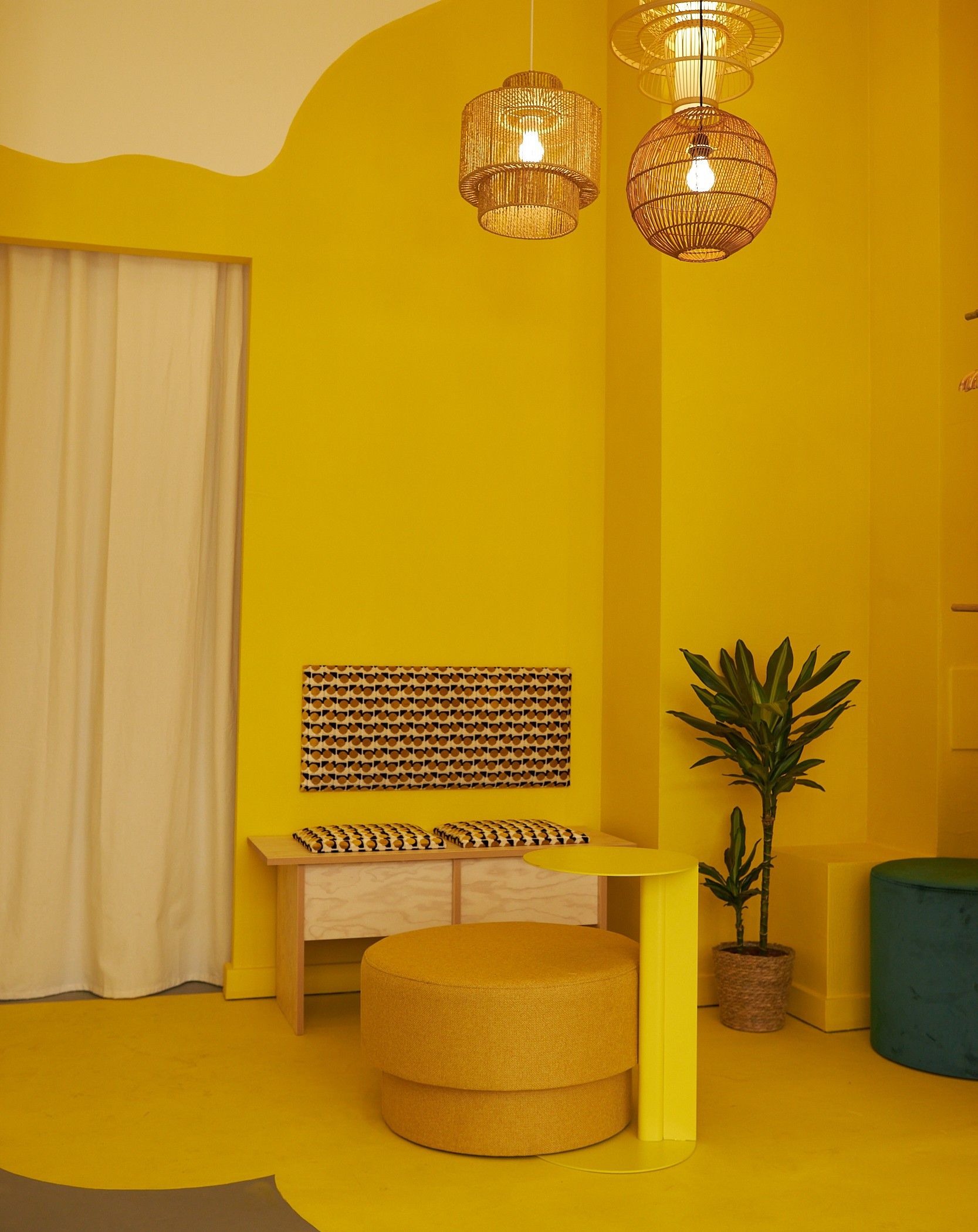 OUTLET Ławka w stylu JAPANDI KABE LK02