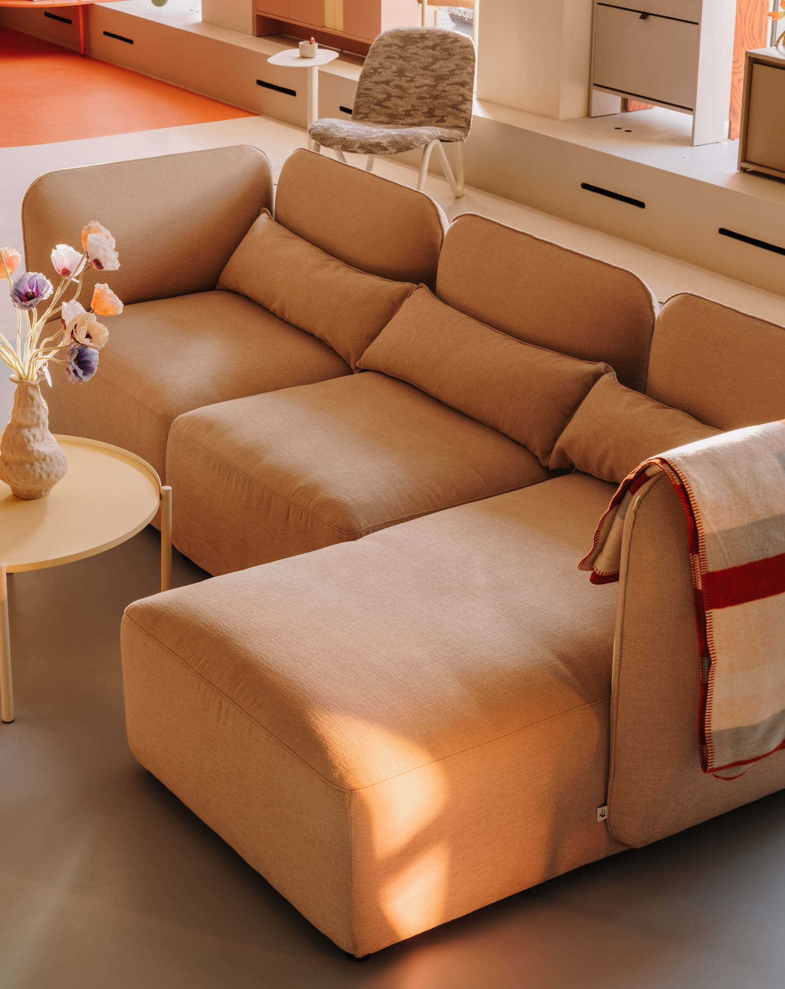 Narożna sofa trzyosobowa NEDO NED05L – lewa strona
