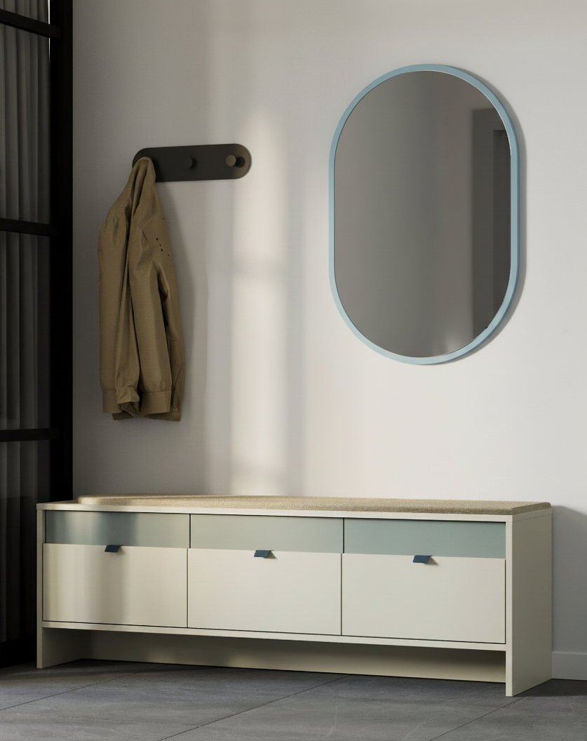 OUTLET Lustro wiszące małe LAYERS LAY58