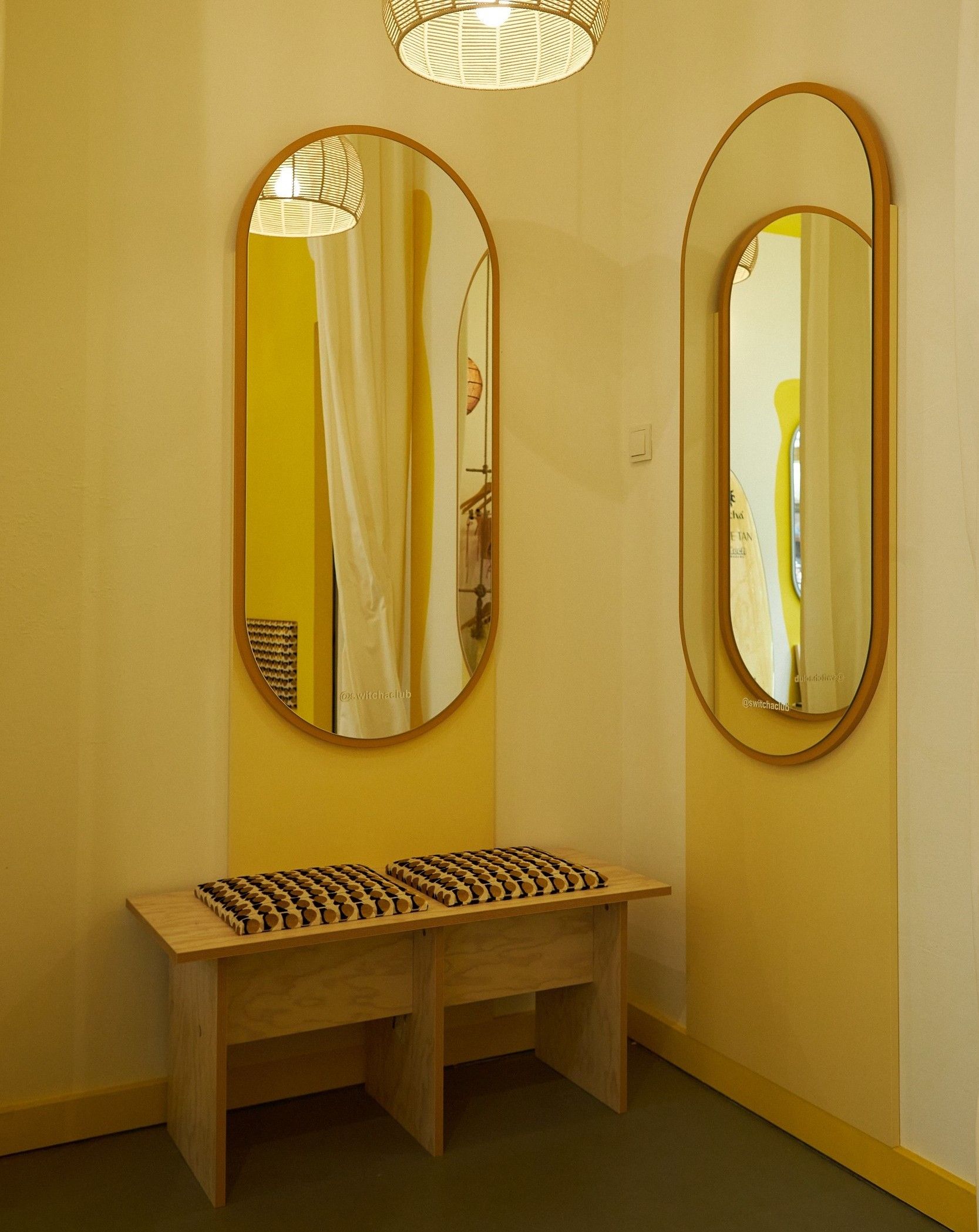 OUTLET Ławka w stylu JAPANDI KABE LK02