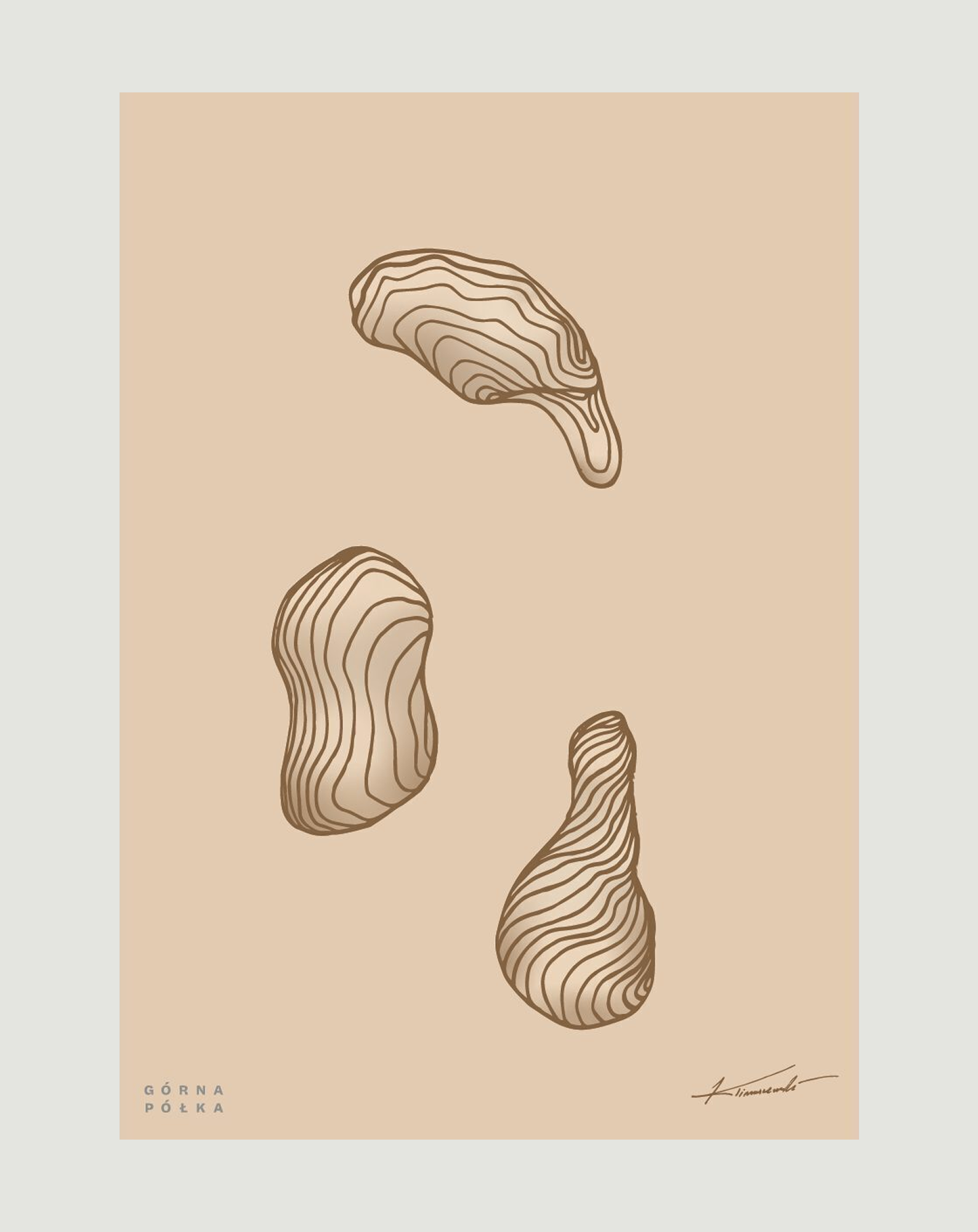 Plakat Wiktor Klimaszewski "Czułe Punkty" A3