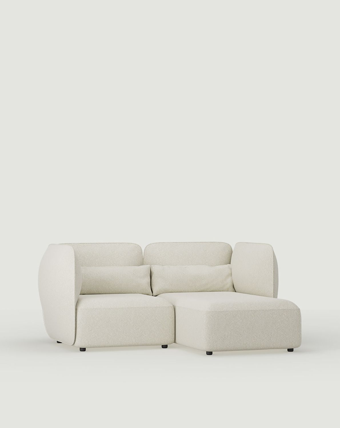 Dwuosobowa sofa narożna prawa NEDO NED02P