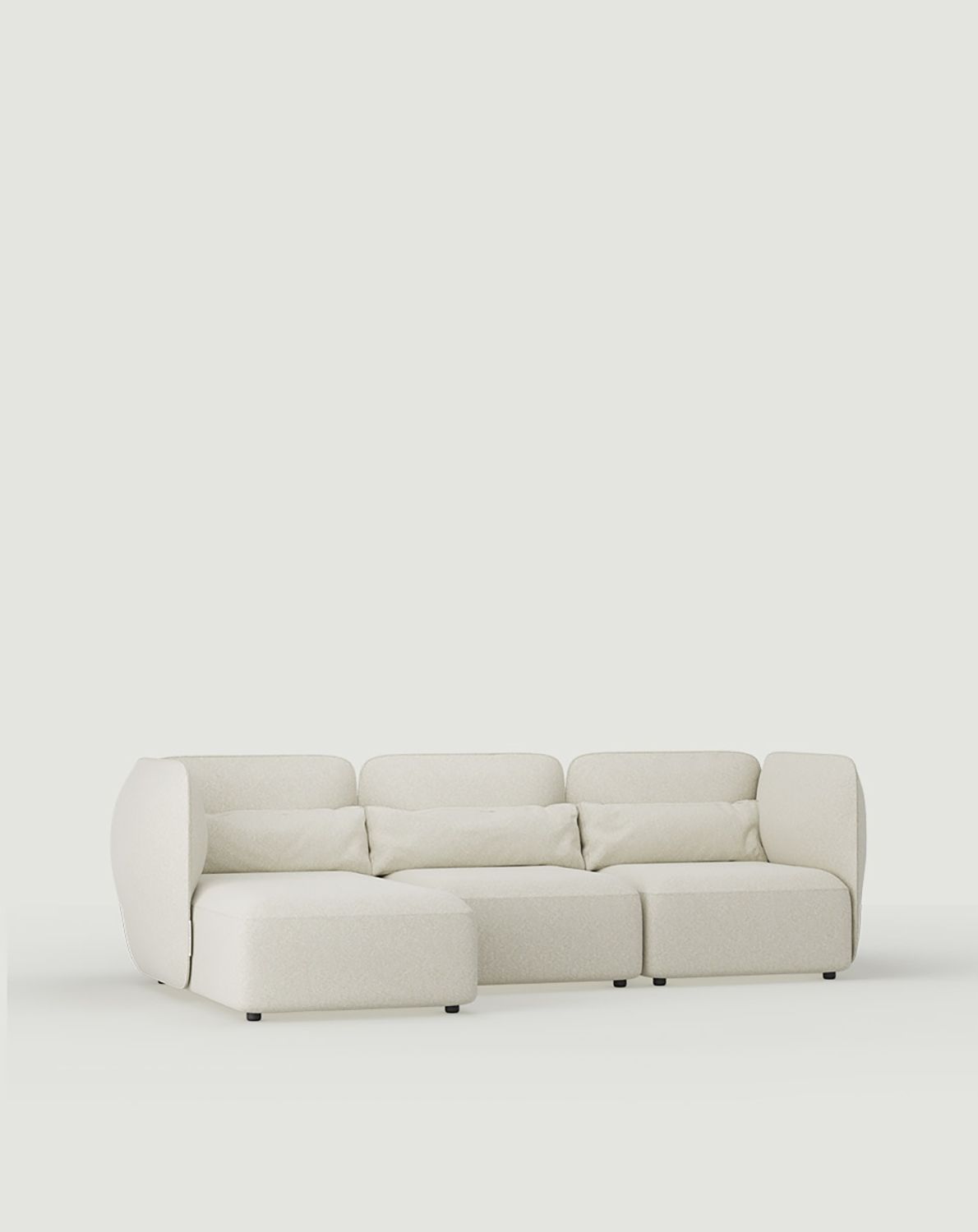 Narożna sofa trzyosobowa NEDO NED05L – lewa strona