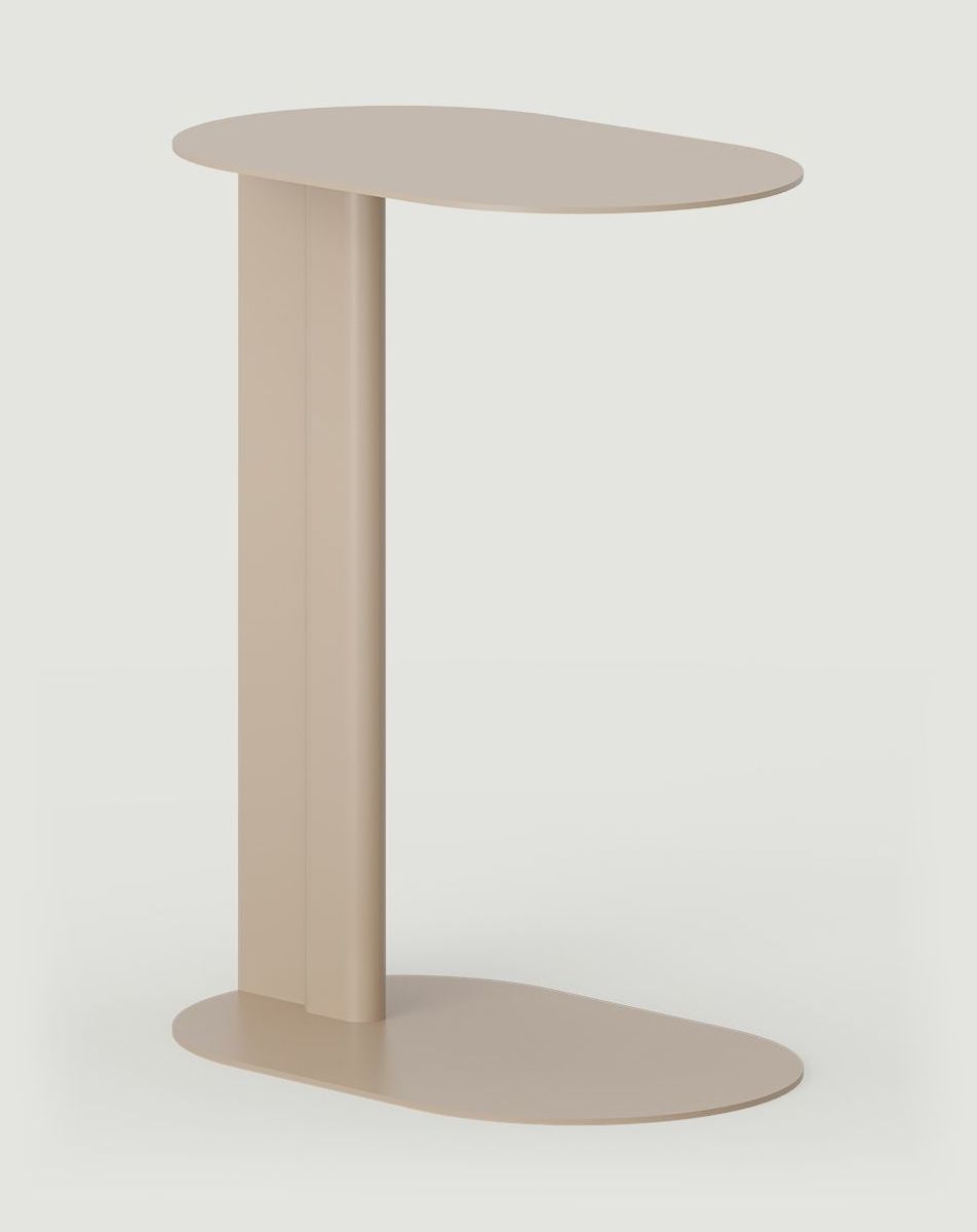 OUTLET Stolik pomocniczy stalowy LONDO Cappuccino