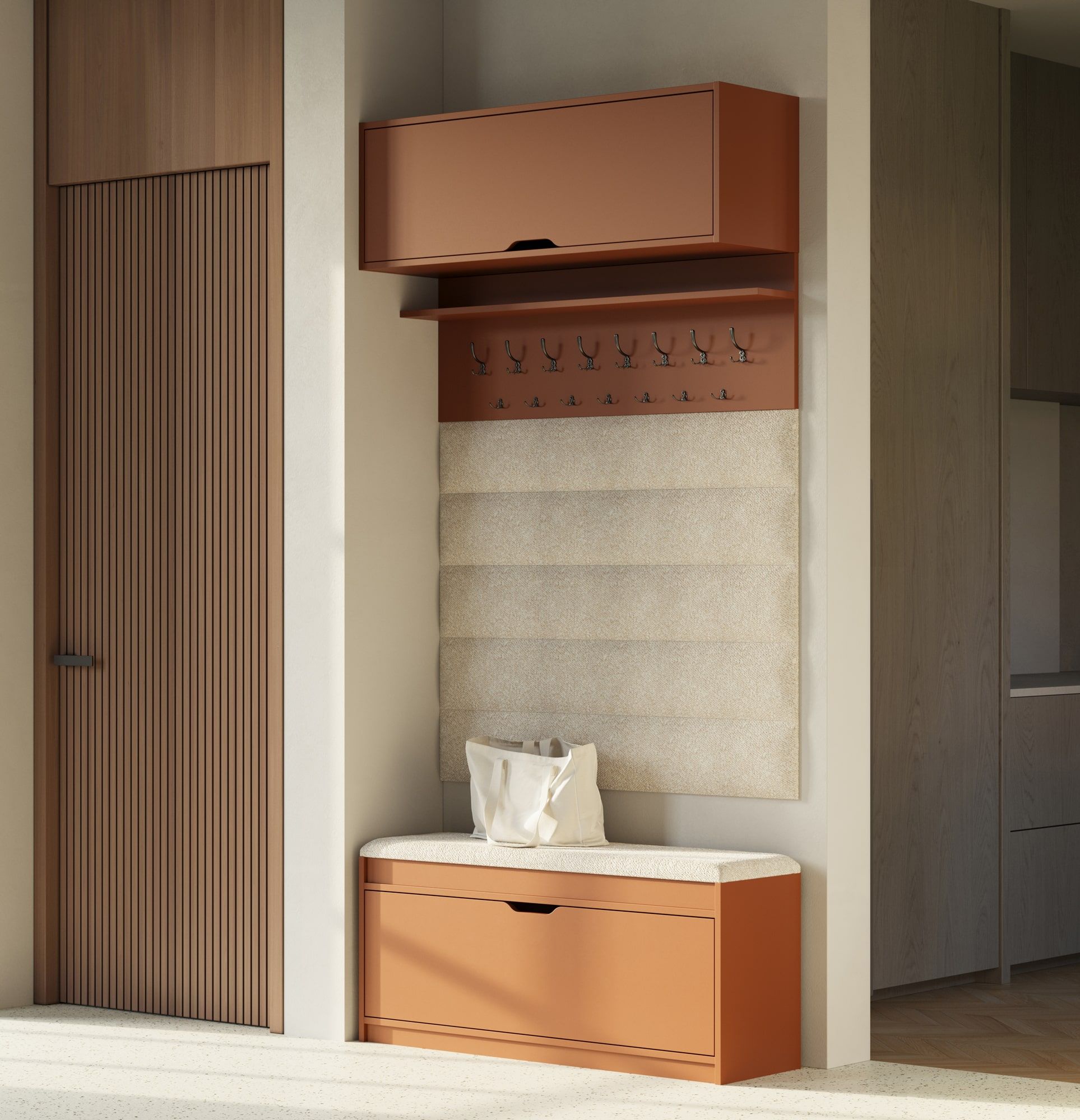 Panel tapicerowany ścienny P01 125-140cm
Kolor materiału tapicerki: Moss 02