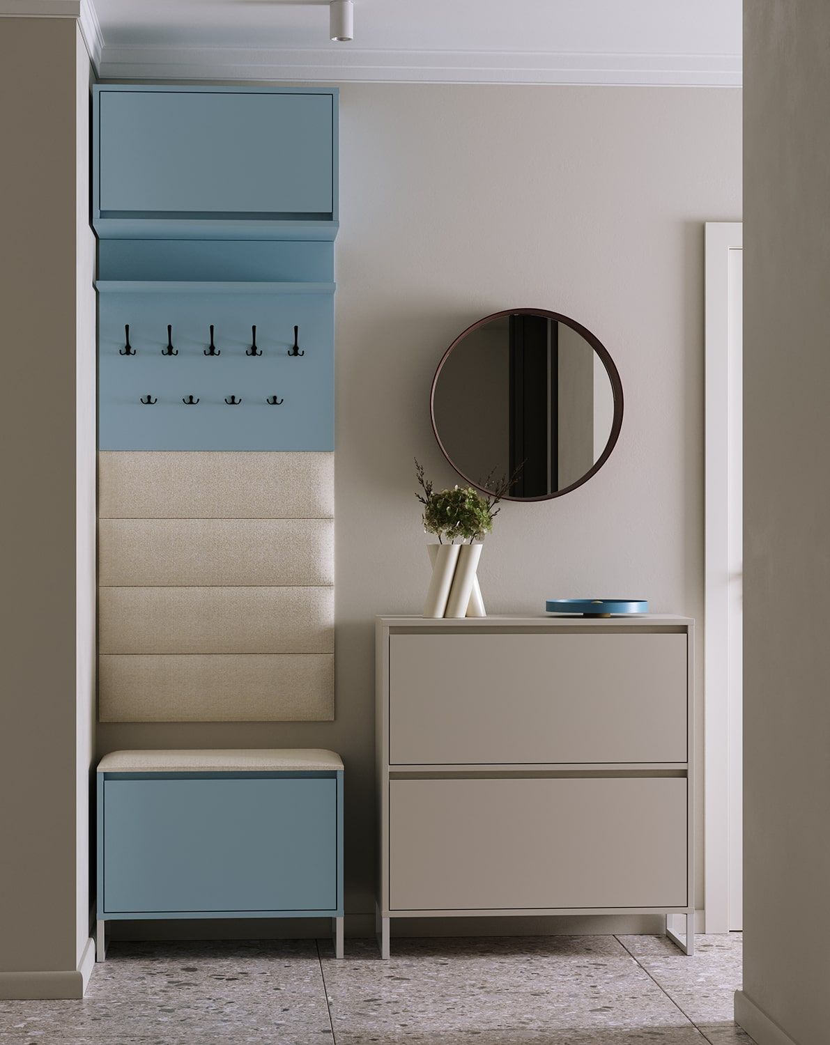 Panel tapicerowany ścienny P01 40-70cm
Kolor materiału tapicerki: Terra 02