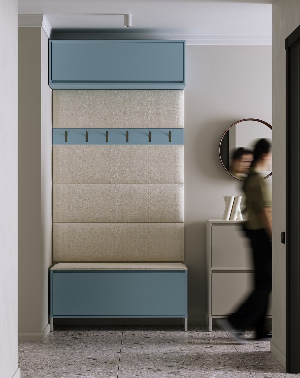 Panel tapicerowany ścienny P02
Kolor materiału tapicerki: Terra 01