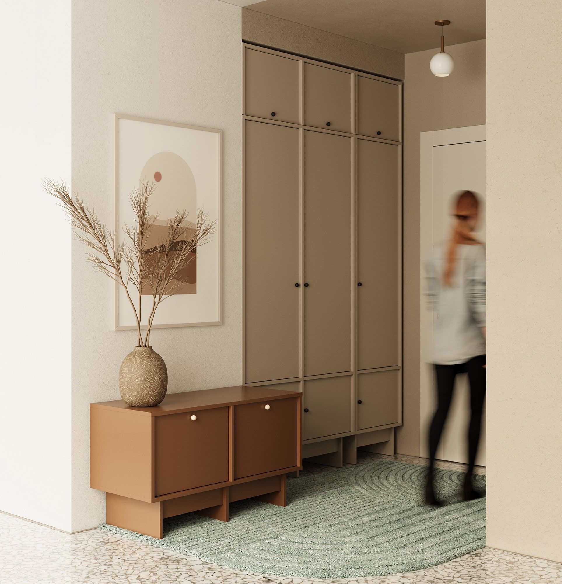 Pawlacz KABE PWK01 w stylu JAPANDI
Kolor: Cappuccino
Uchwyt: Uchwyt Kula Czarna KD