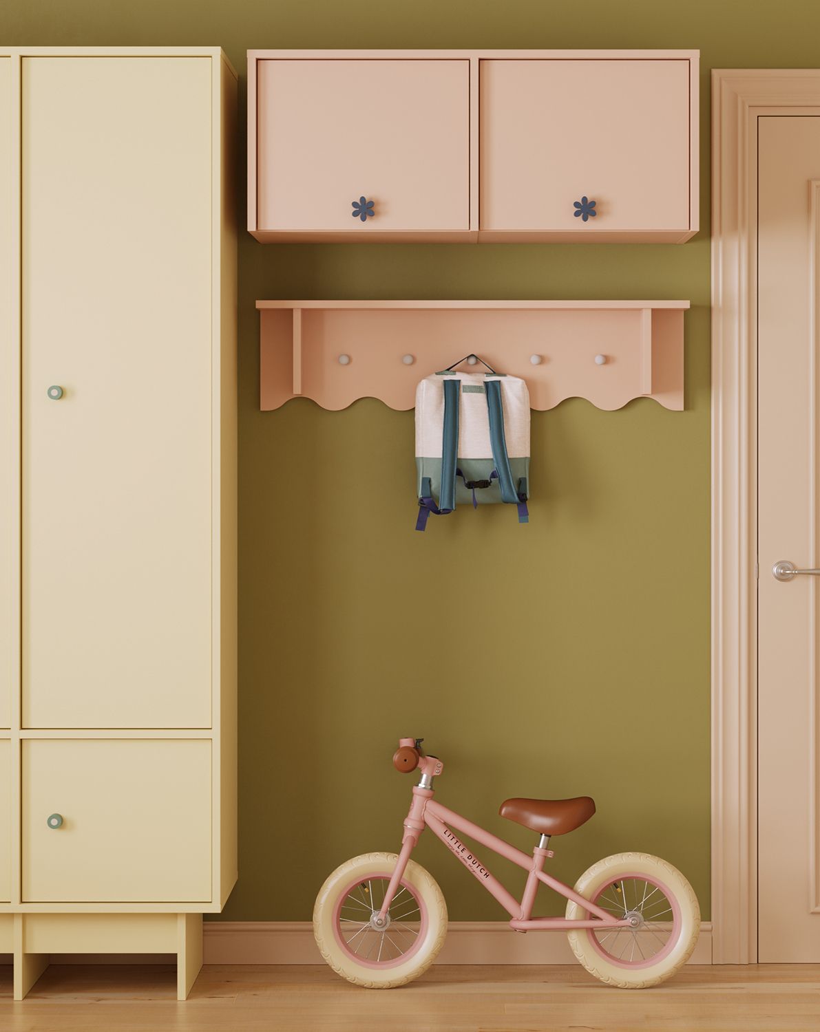 Pawlacz KABE KIDS PWK02K w stylu JAPANDI