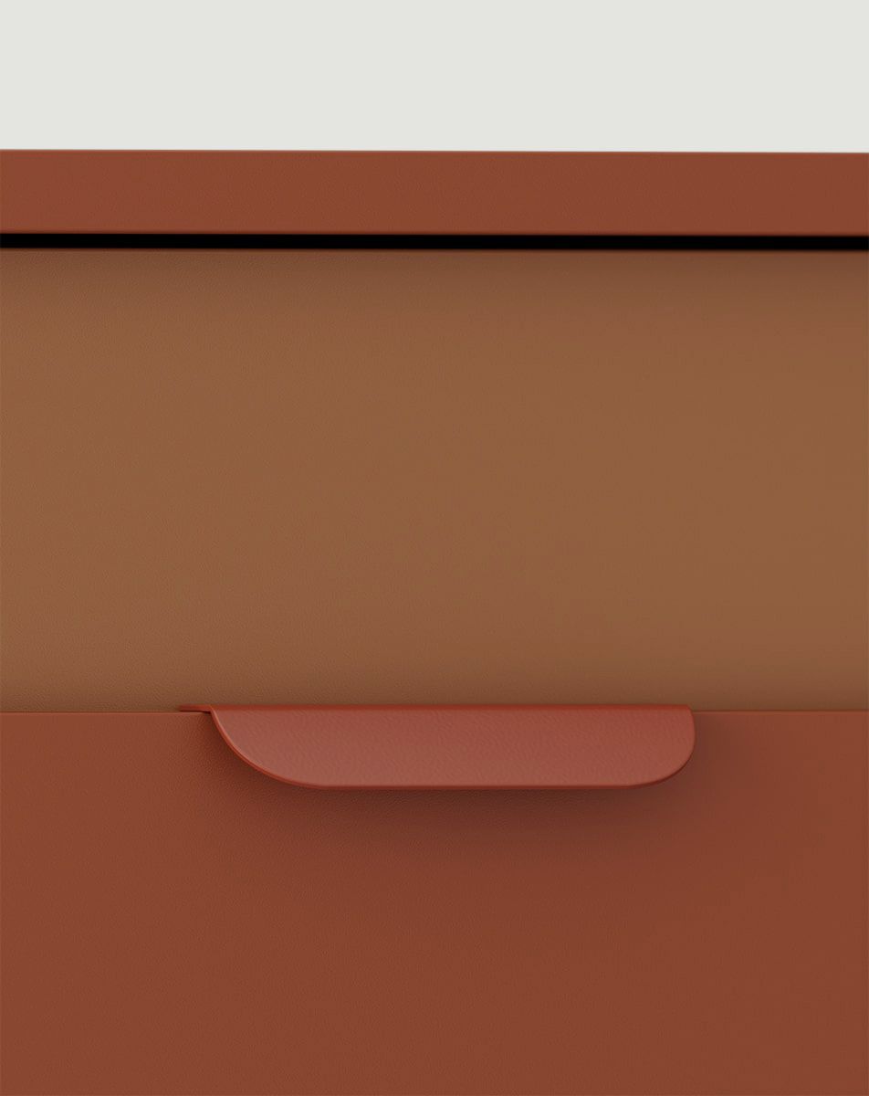 Sideboard komoda LAYERS LAY56
Kolor: Ognista Terakota
Kolor drugiej warstwy frontu: Głębia Sahary
Uchwyt: Uchwyt LAYERS 110 Ognista Terakota
                                                        