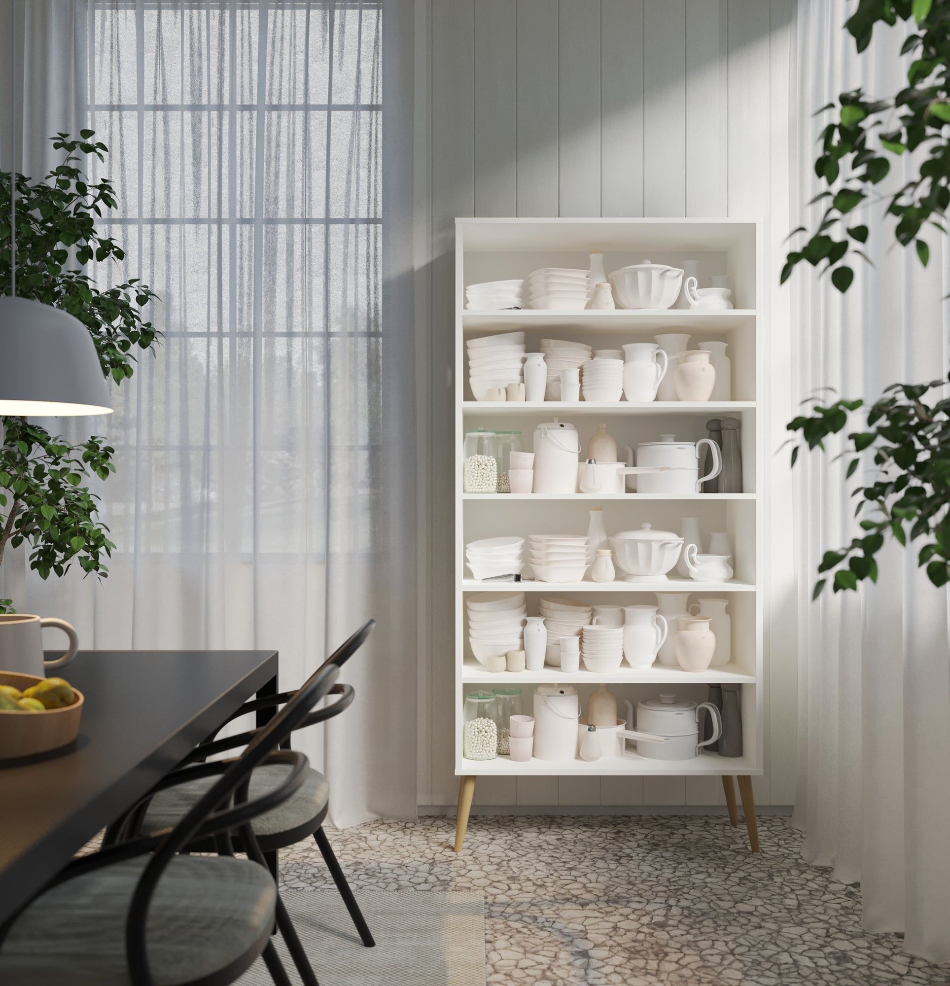 Słupek FENRIS FS3
Kolor: Porcelanowa Biel
Noga: Walec Dębowa Olejowana