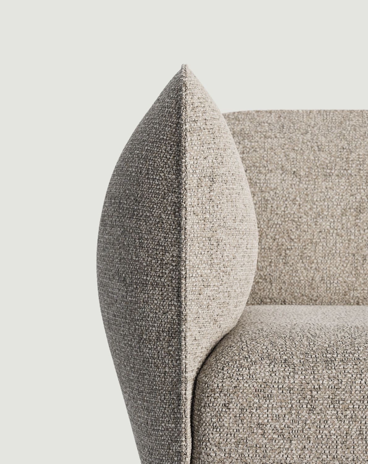 Dwuosobowa sofa narożna prawa NEDO NED02P