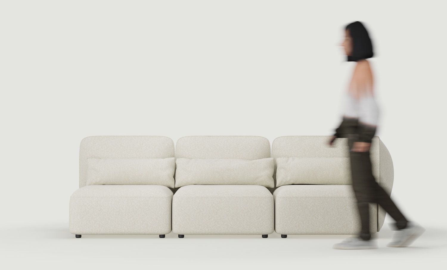 Trzyosobowa sofa otwierana na lewą stronę NEDO NED04L