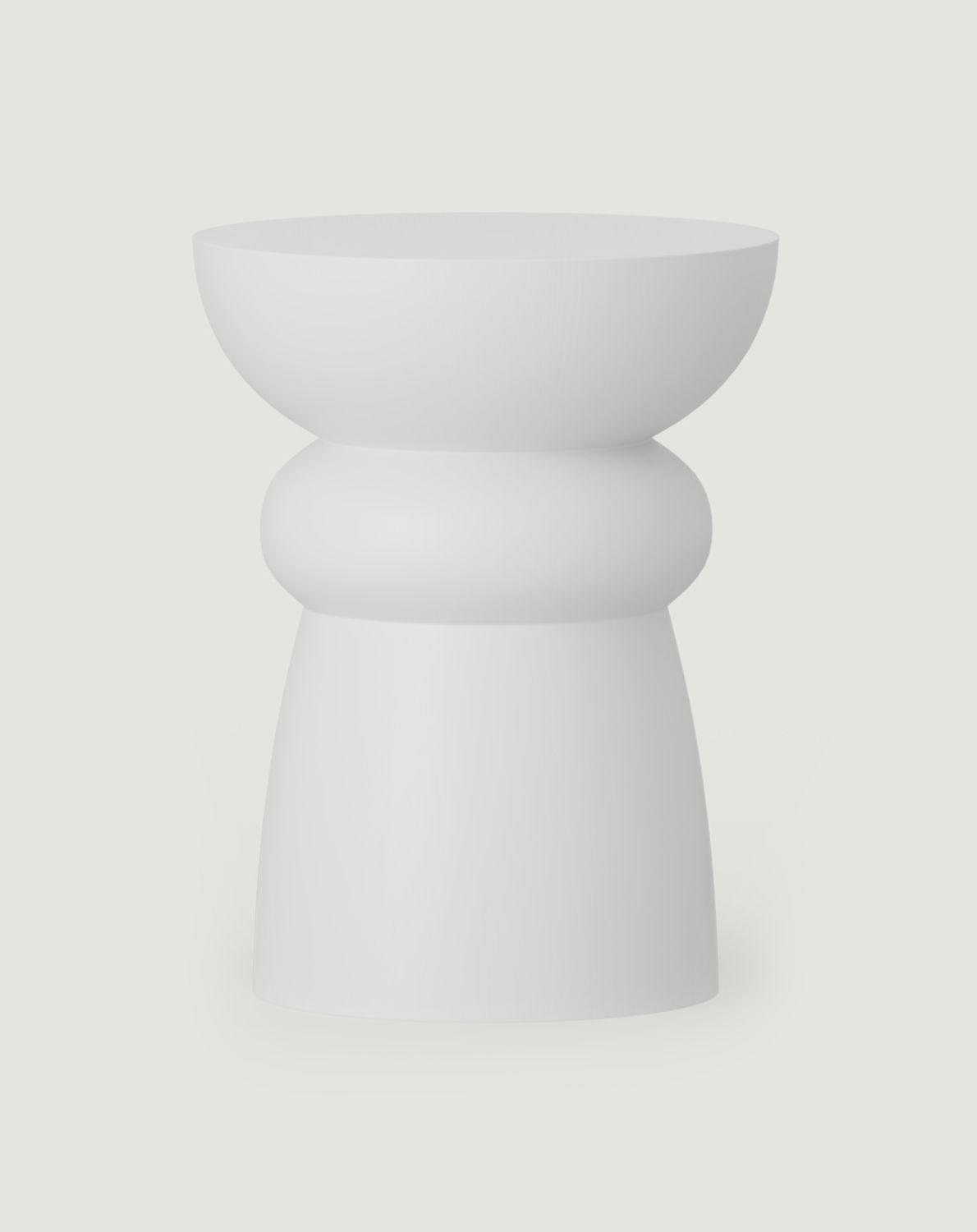 Stolik pomocniczy drewniany FOLD SP5 Biały