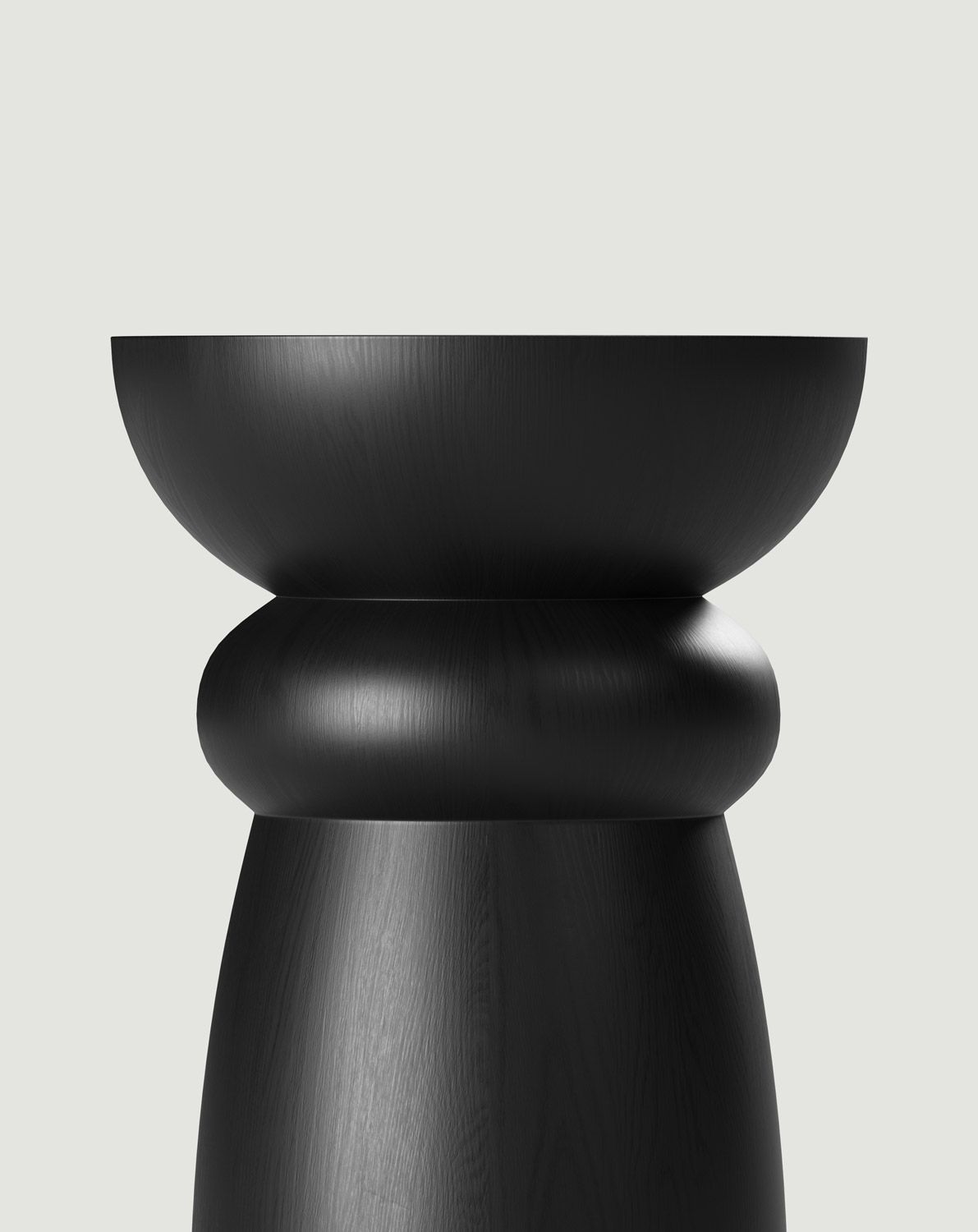 Stolik pomocniczy drewniany FOLD SP5 Czarny                            