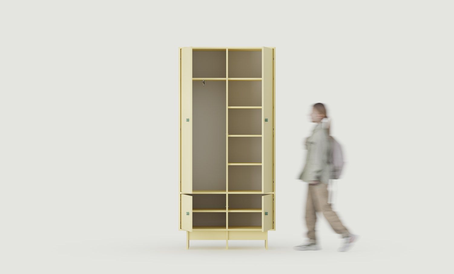 Szafa KABE KIDS SZK02K w stylu JAPANDI