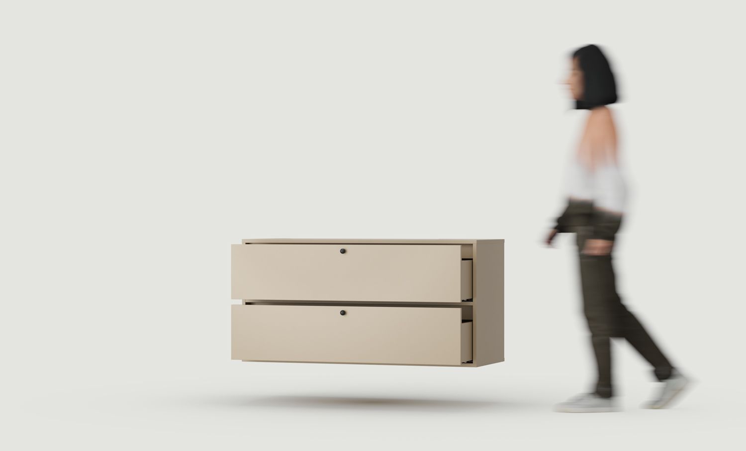 Szafka pod umywalkę KABE wisząca WKU02B w stylu JAPANDI
Kolor: Cappuccino
Uchwyt: Uchwyt Kula Czarna KD