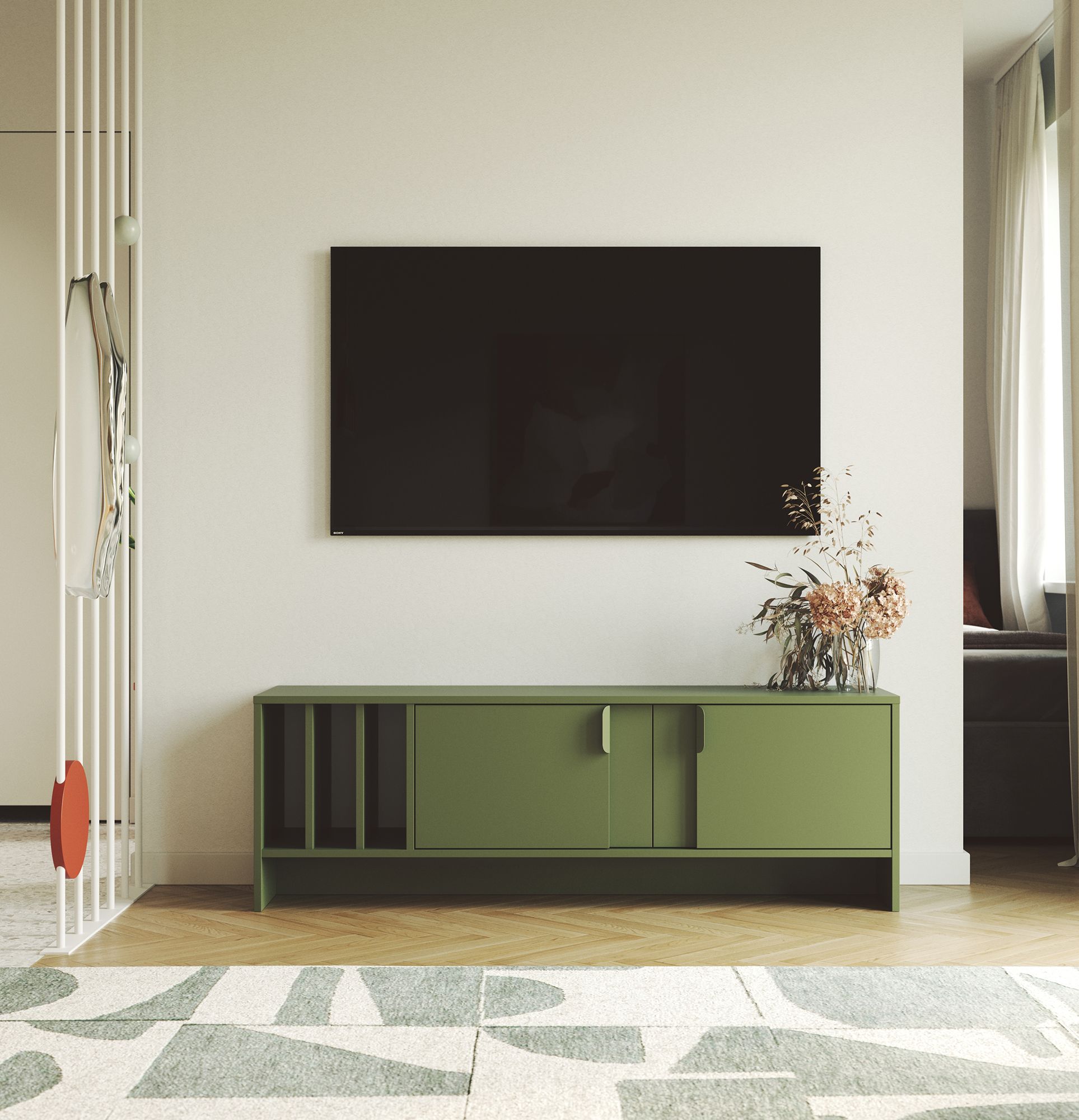 Szafka RTV na winyle LAYERS LAY08