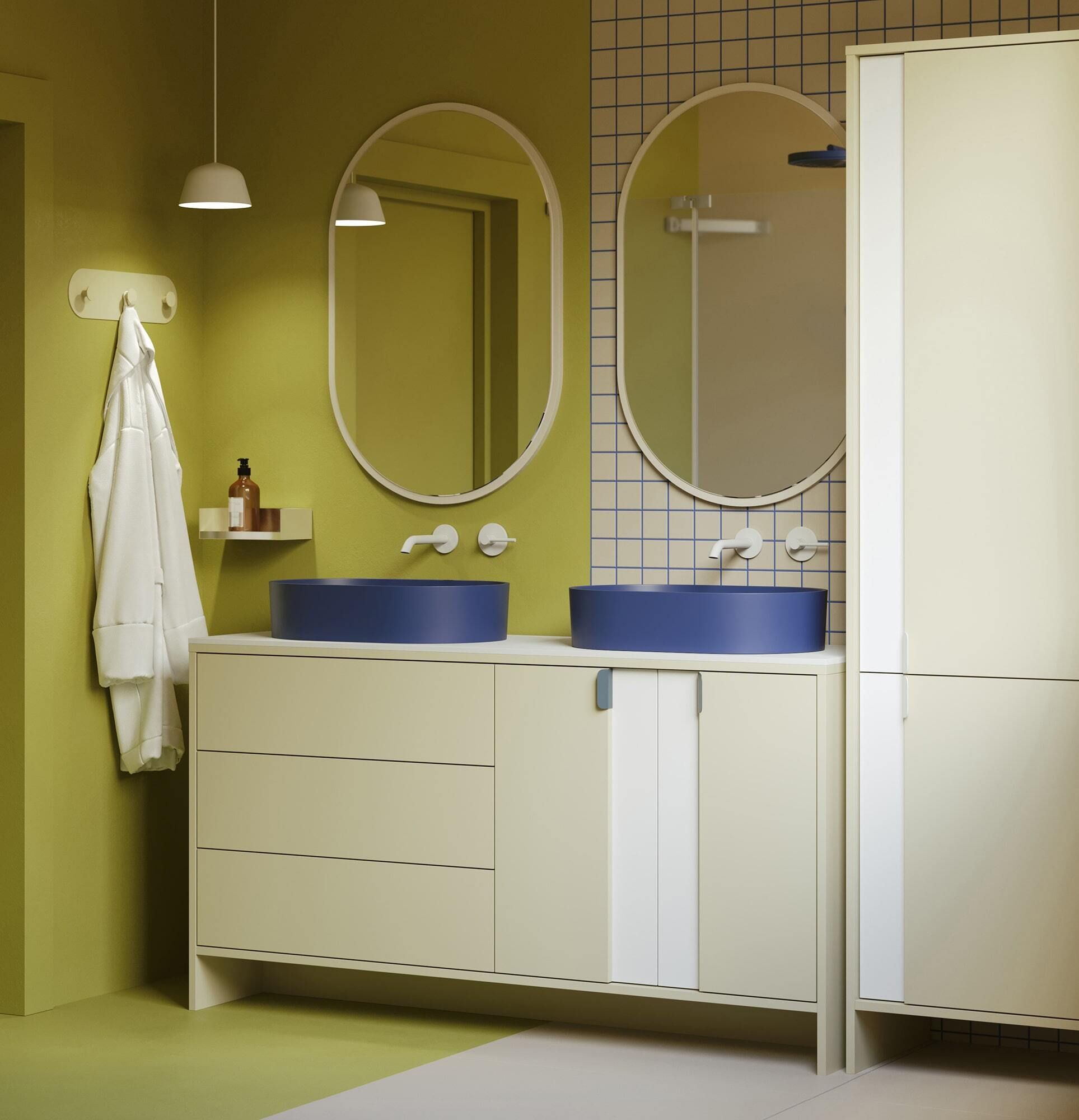 Szafka pod dwie umywalki LAYERS LAY75