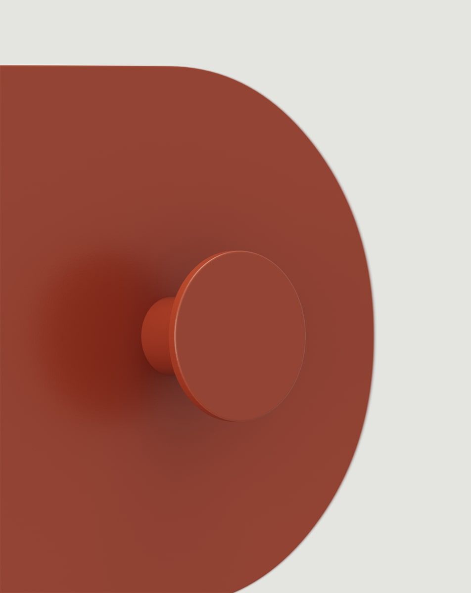 Wieszak stalowy LAYERS LAY85
Kolor: Ognista Terakota                            