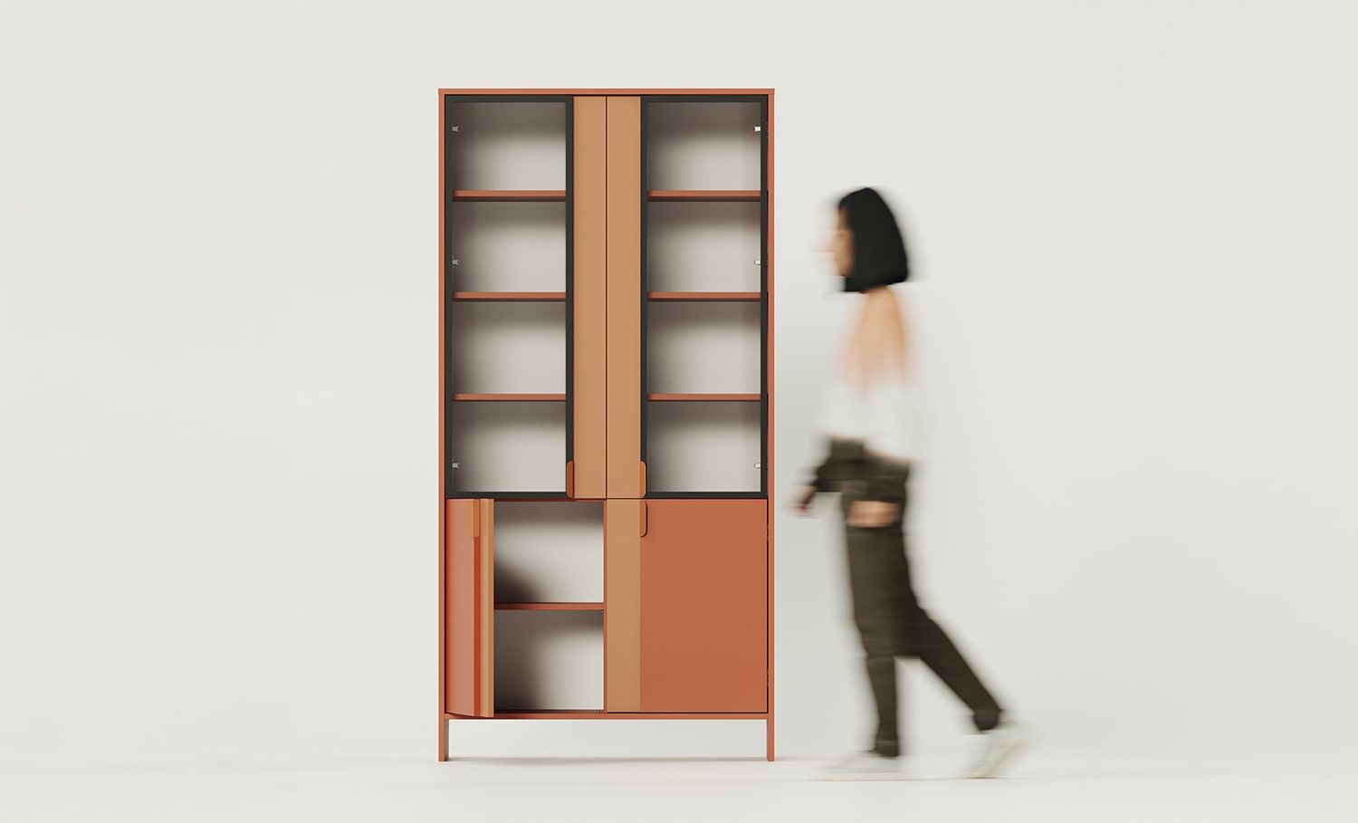 Witryna LAYERS LAY47
Kolor: Ognista Terakota
Kolor drugiej warstwy frontu: Głębia Sahary
Uchwyt: Uchwyt LAYERS 110 Ognista Terakota
Rodzaj szkła: Szkło gładkie
