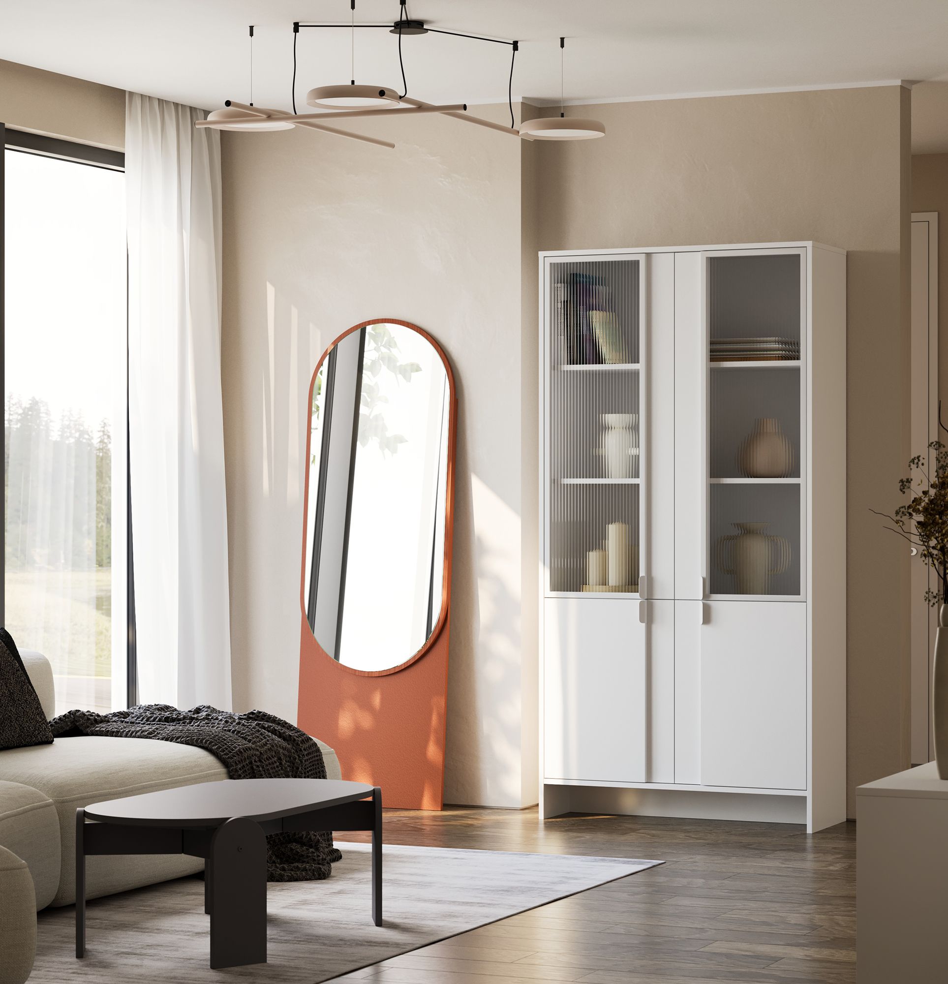 Witryna LAYERS LAY47
Kolor: Porcelanowa Biel
Kolor drugiej warstwy frontu: Porcelanowa Biel
Uchwyt: Uchwyt LAYERS 110 Porcelanowa Biel
Rodzaj szkła: Szkło ornamentowe ryflowane
