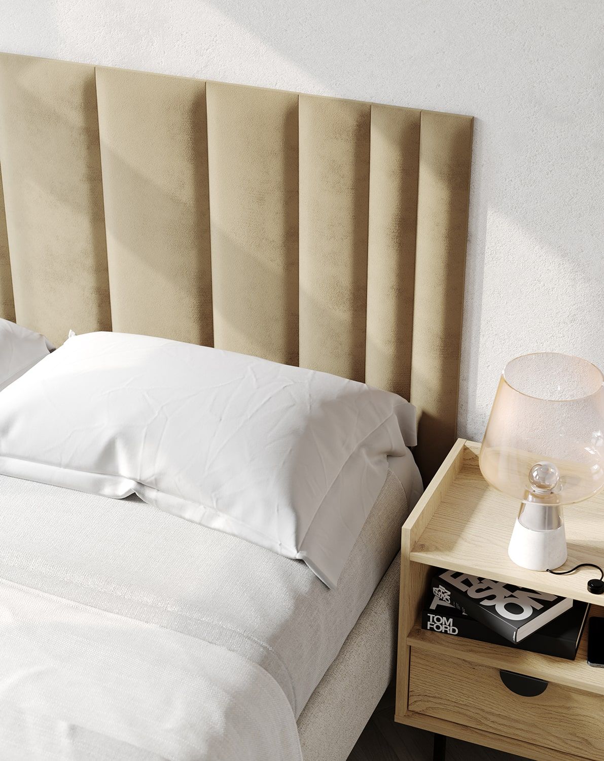 Zestaw paneli tapicerowanych 160cm ZPS2
Kolor materiału tapicerki: Velvet 03