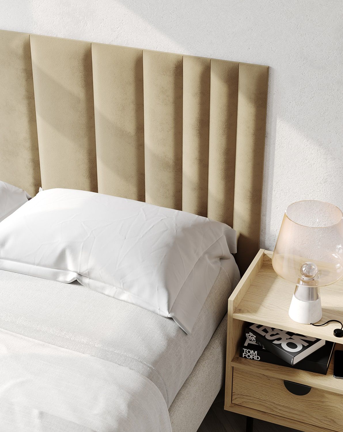 Zestaw paneli tapicerowanych 180cm ZPS3
Kolor materiału tapicerki: Velvet 03