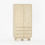 Szafa KABE SZK03 w stylu JAPANDI cleaf drewniany