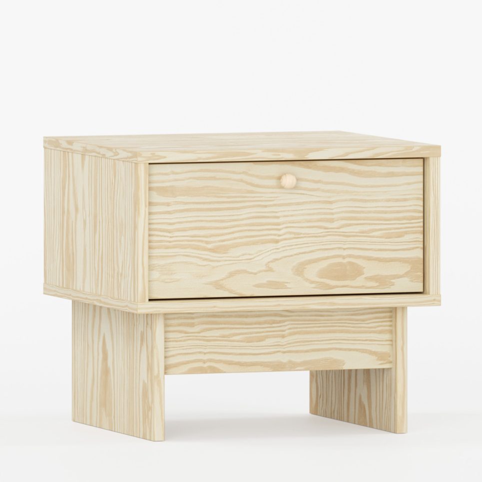 Szafka nocna KABE SNK03 w stylu JAPANDI cleaf drewniany